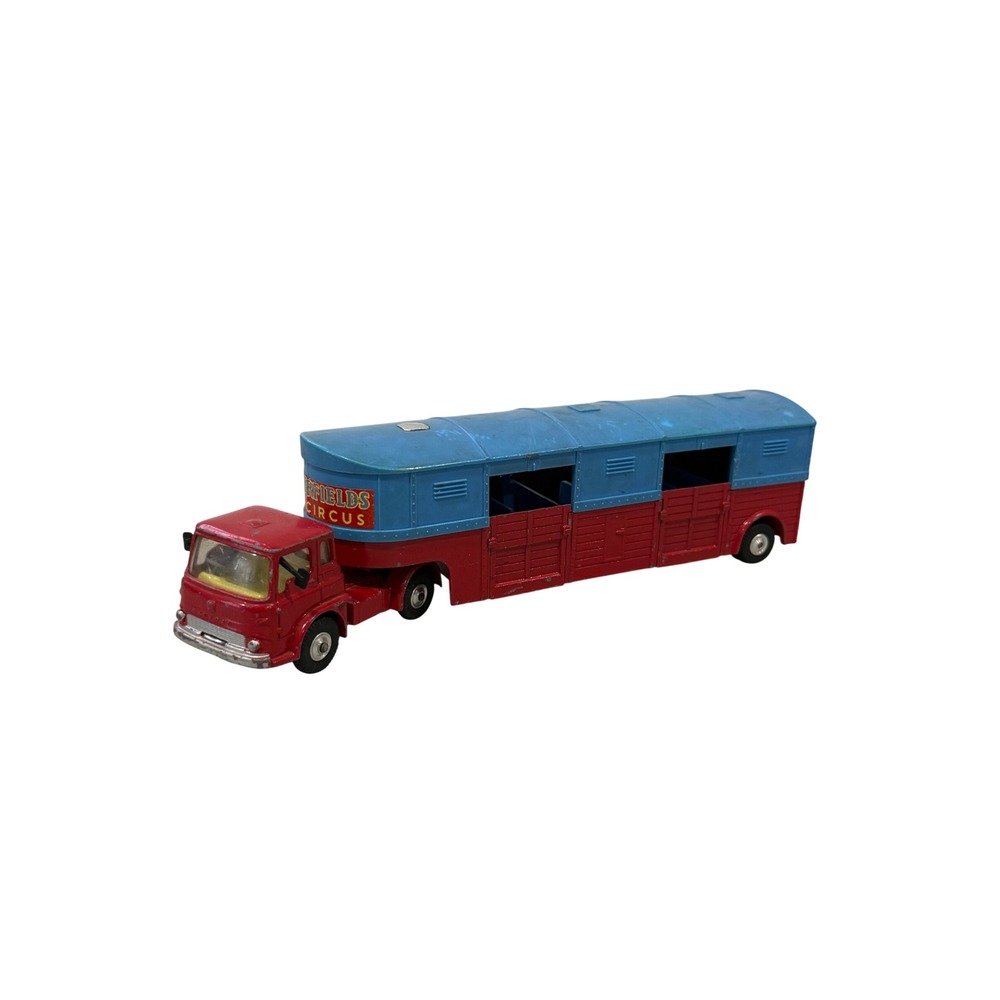 Vintage Corgi‎ Major Toys Chipperfields Circus Articulated Horse Box Bedford Red